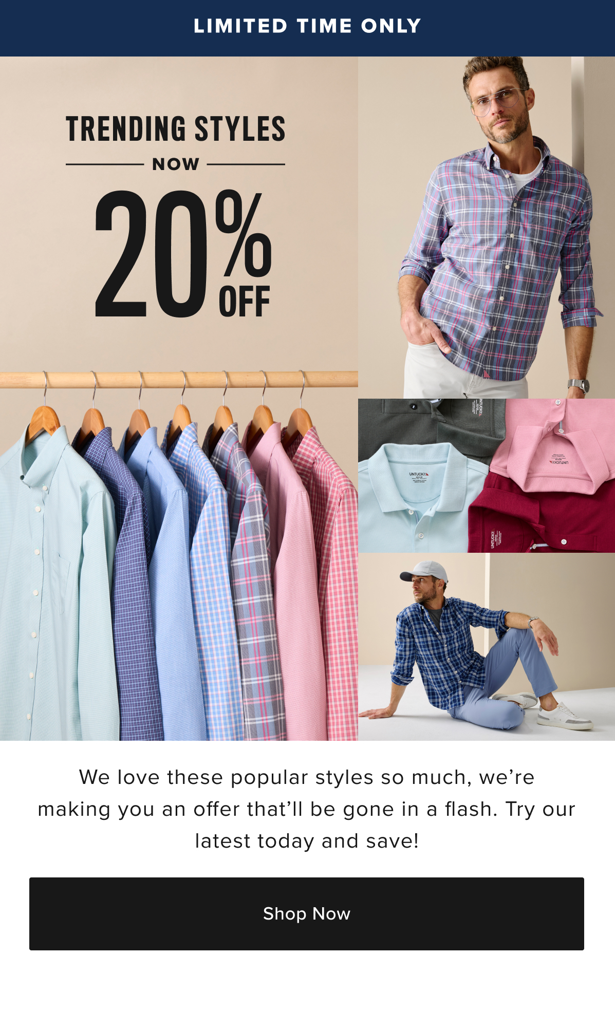 20% Off Trending Styles