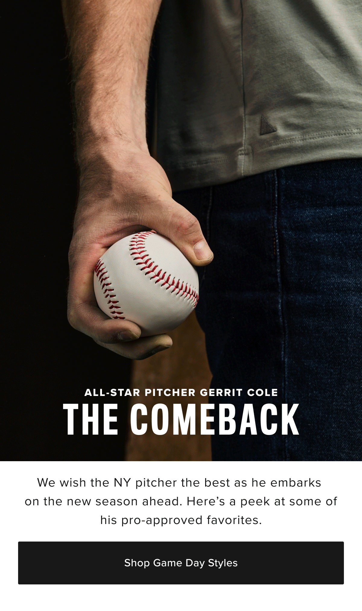 NY Pitcher Gerrit Cole's comeback in his pro-approved favorite UNTUCKit styles
