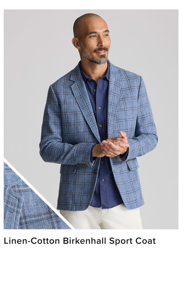 Linen-Cotton Birkenhall Sport Coat