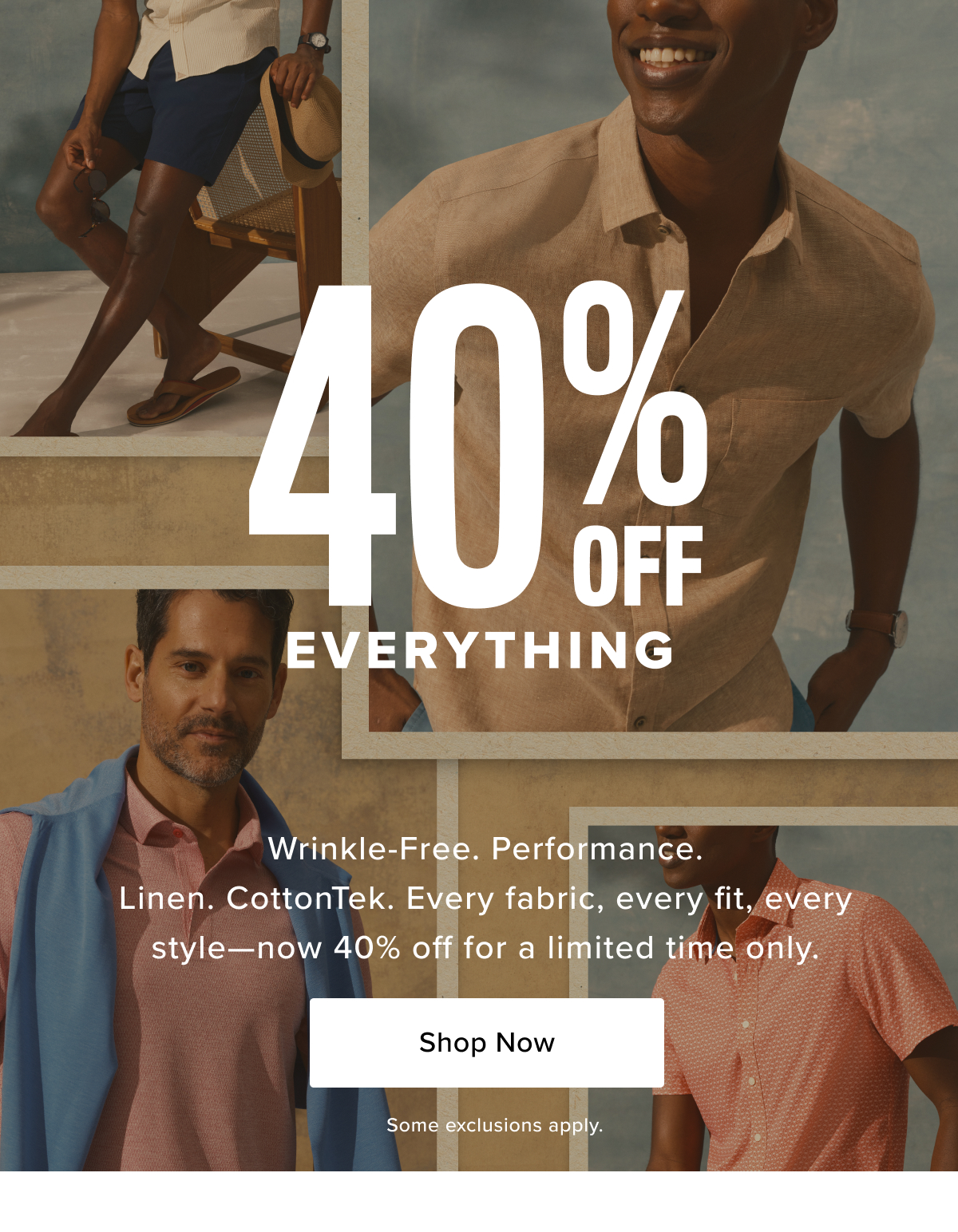 40% off everything
