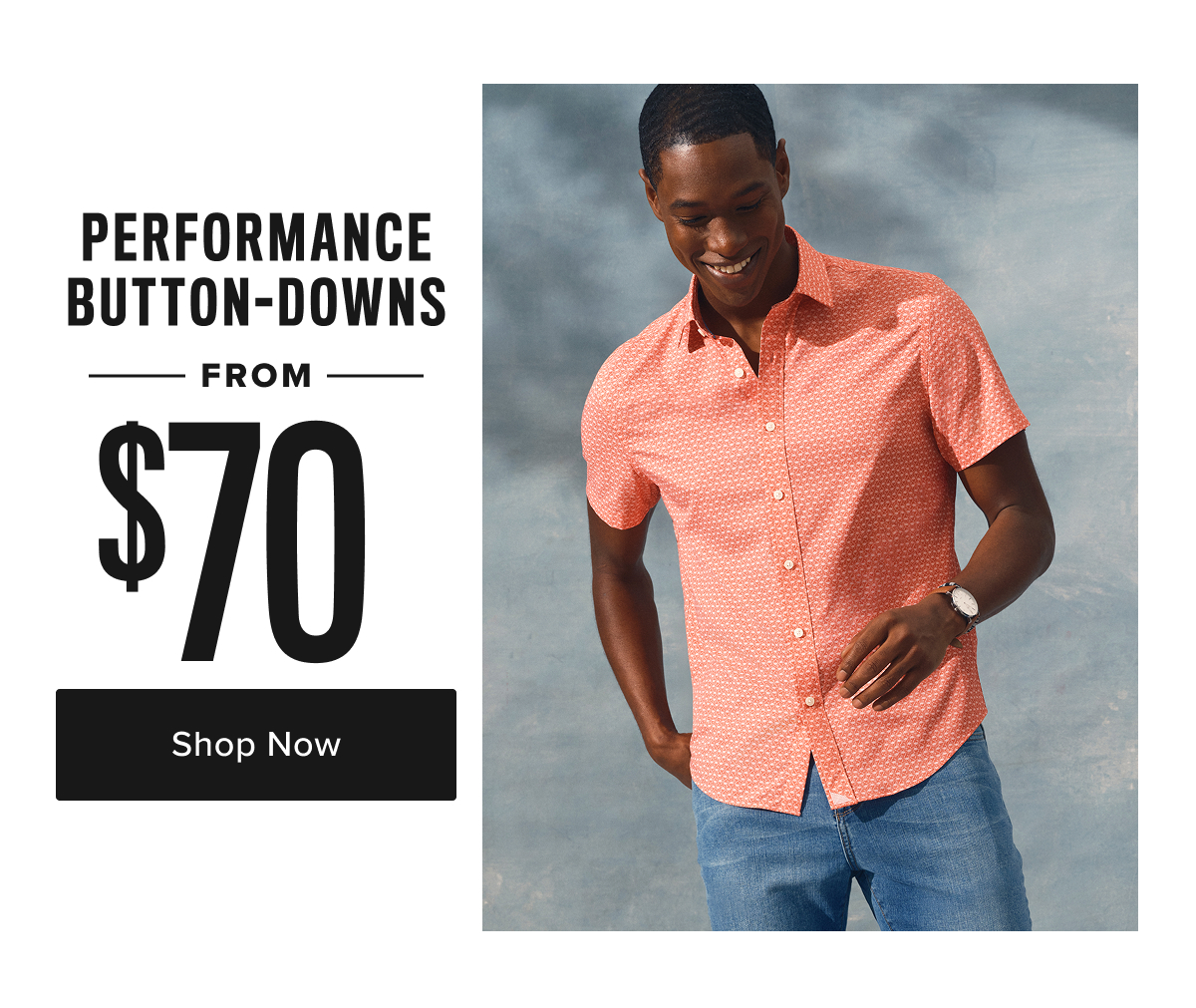 Performance Button-Downs From $70