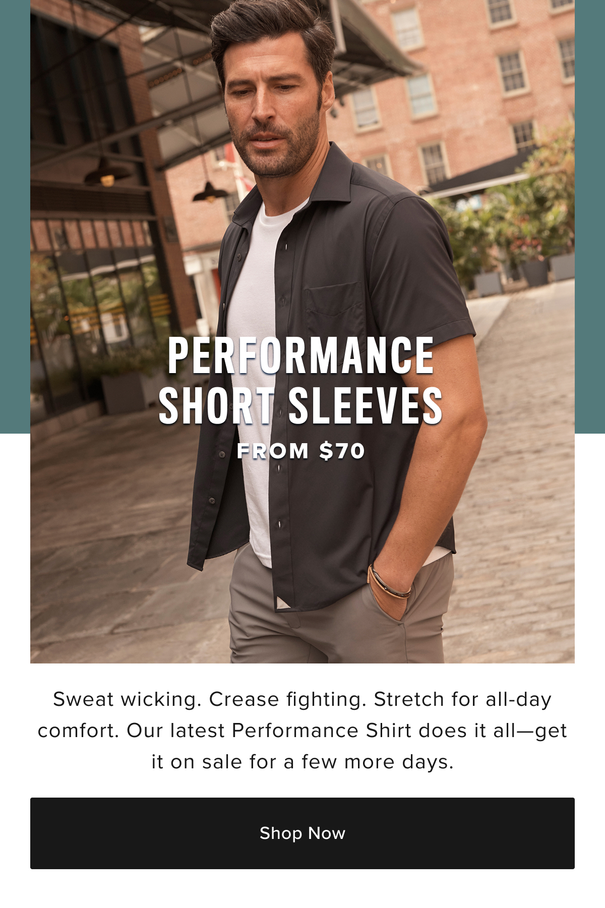 Performance Short Sleeves From $70