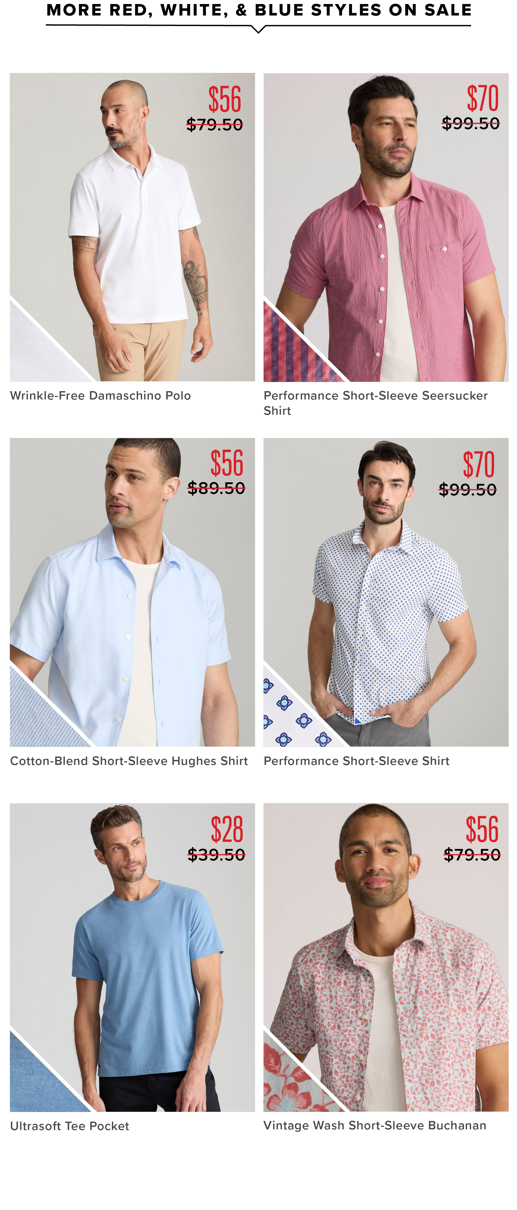 4th of July Event is going on now! Shop your favorite Red, White, and Blue styles for 30% off