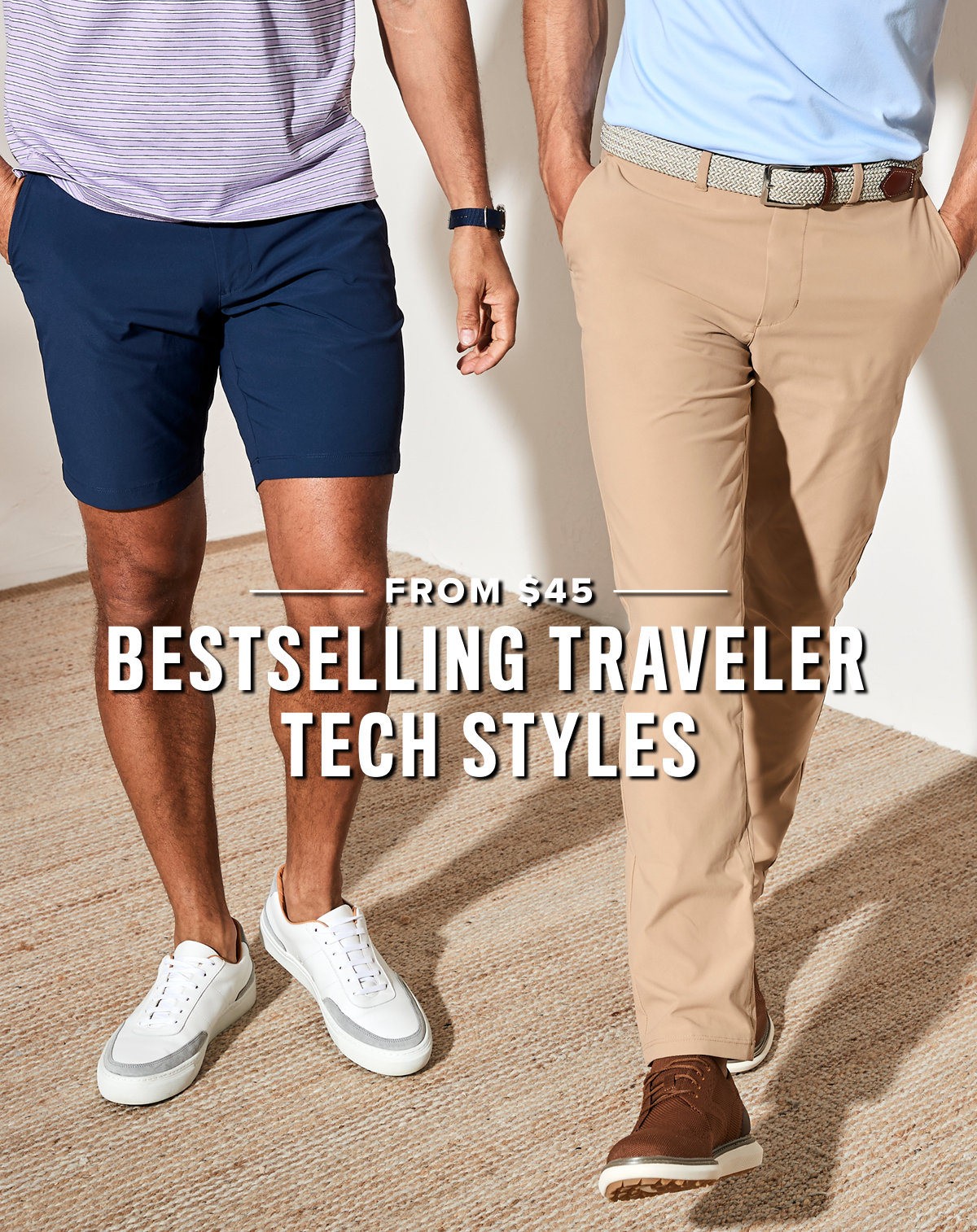 Shop the fan favorite UNTUCKit Traveler Tech styles now on sale. Pants and shorts for everywhere you go starting at $45. Plus, shop linen shirts from $65.