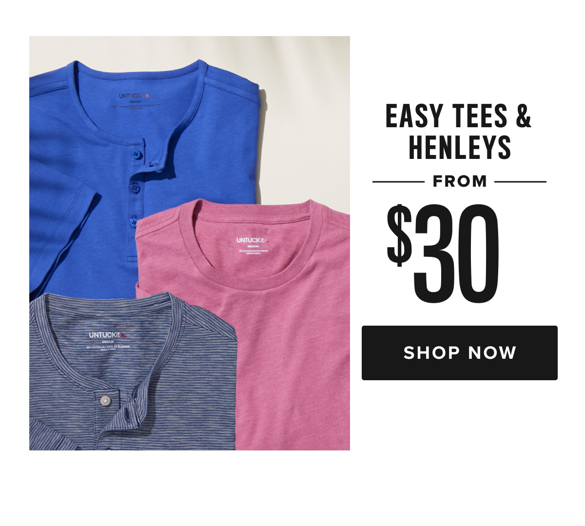 72 Hour Sale ends tomorrow! Don't miss out on Wrinkle-Free Shirts from $60, Performance Styles from $30, Polos from $45, Tees & Henleys from $30 and Pants & Shorts from $45