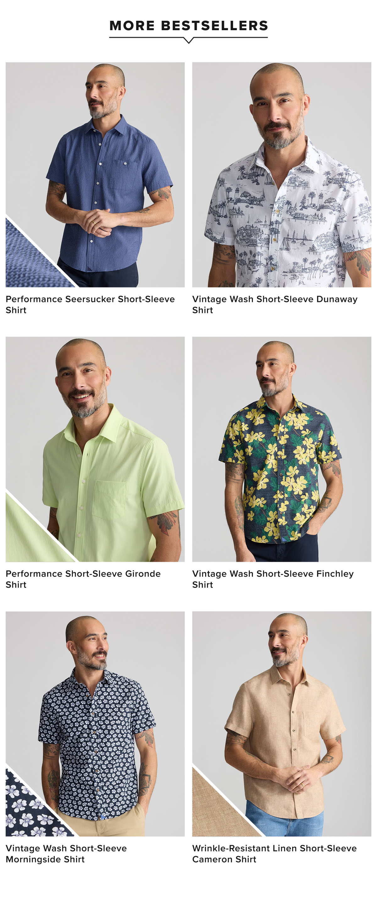 Bestselling Summer Shirts, Linen, Wrinkle Free, Vintage Wash and more! Bestselling Summer Shirts, Linen, Wrinkle Free, Vintage Wash and more!
