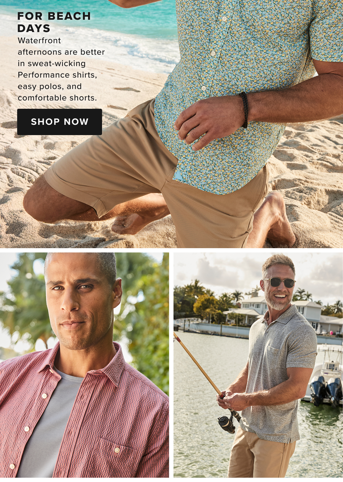Our occasion collection is designed to elevate your look for every special moment. Whether you're dressing up for big events, heading for a night out, gearing up for a weekend getaway, or dressing for success in the office, we’ve got the perfect styles for you.  For Big Events: Discover the best men's sport coats and blazer jackets to complement your formal look this season. Our selection of dress shirts that can be tucked in and linen shirts for men will keep you stylish and comfortable as you celebrate.  On A Night Out: When it’s time to make a statement, choose from our variety of sports jackets for men that offer a sleek and sophisticated look. Pair with one of our stylish untuckit shirts or opt for a polo shirt for men for a more relaxed but polished vibe.  Getaway Styles: Whether you're off on a weekend adventure or a tropical retreat, our men's linen shirts and casual dress shirts are perfect for those breezy days. Don’t forget the versatile chino pants for men and khaki pants for a laid-back yet refined look. From men's short-sleeve button-downs to classic long-sleeve untucked shirts for men, our getaway collection will have you ready for anything.  For The Office: Make a lasting impression in the workplace with our selection of men's shirts and professional button-up shirts for men. You’ll find the perfect balance of style and comfort. Our sport coats and blazers for men are perfect for adding a touch of class to any office look.  Whether you're looking for UNTUCKit shirts, flannel shirts, or mens sportcoats, our occasion collection has something to suit every event. Explore our range and find the perfect look for your next celebration or business meeting.