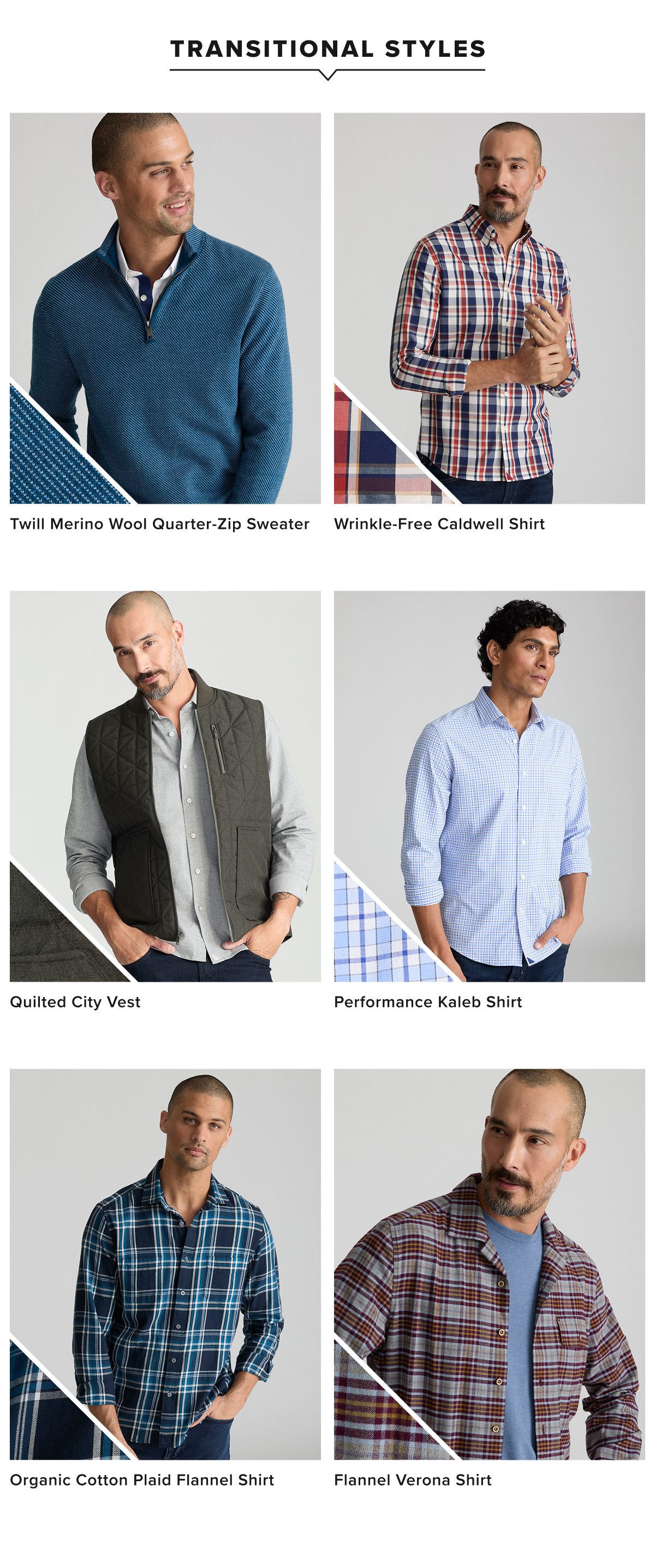 Get ready for Fall with these effortlessly transitional styles.