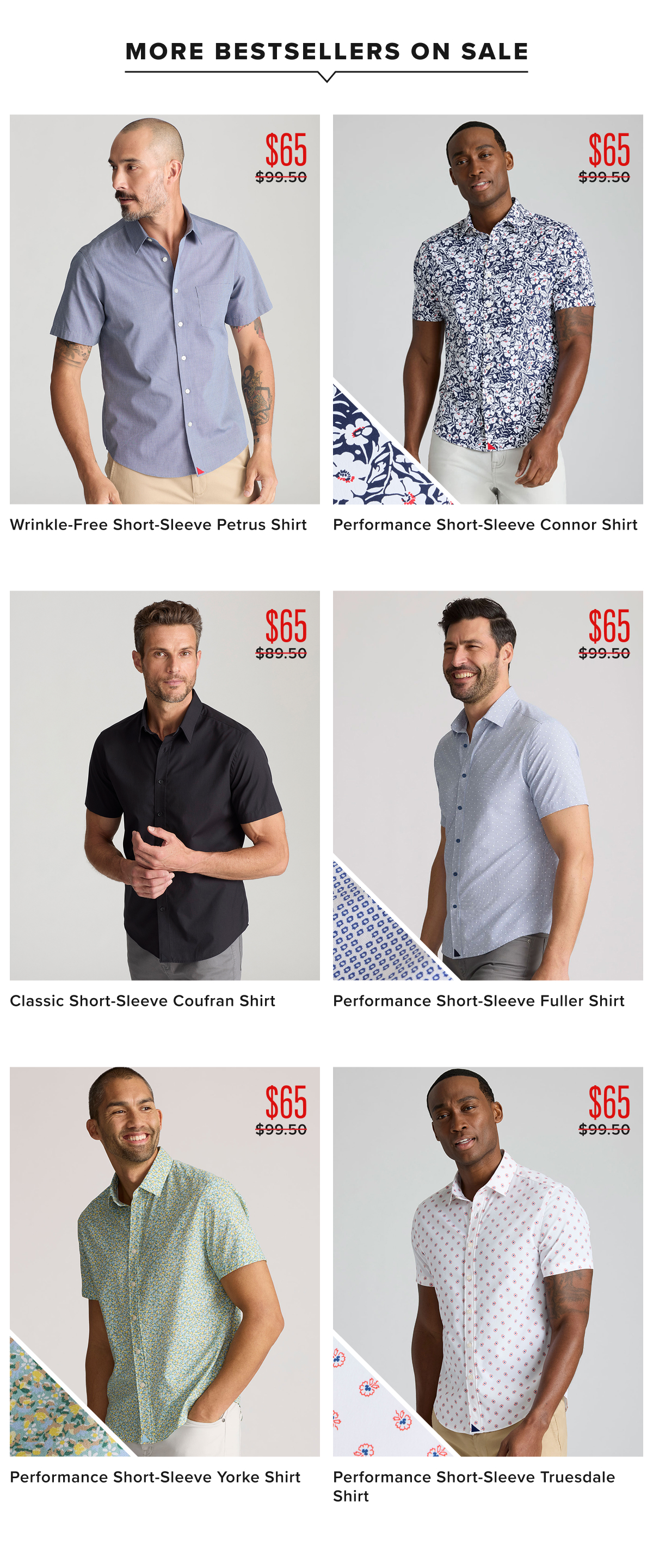 Discover the perfect fit with UNTUCKit’s collection of men’s shirts, designed for an effortlessly stylish untucked look. Our shirts include everything from casual button-down shirts and flannel shirts to dress shirts, all crafted from premium fabrics for the ultimate in comfort and durability. Whether you’re heading to the office, out with friends, or tackling a weekend getaway, our versatile styles will elevate your wardrobe with ease. Short Sleeves: Our short sleeve button-down shirts are designed with the perfect length hem and sleeves for a relaxed yet sharp look. These shirts are ideal for warmer weather, whether you’re at a BBQ or strolling through the city. Choose from a range of styles, from untucked shirts to breathable mens linen shirts for men. Now $65 Discover the perfect fit with UNTUCKit’s collection of men’s shirts, designed for an effortlessly stylish untucked look. Our shirts include everything from casual button-down shirts and flannel shirts to dress shirts, all crafted from premium fabrics for the ultimate in comfort and durability. Whether you’re heading to the office, out with friends, or tackling a weekend getaway, our versatile styles will elevate your wardrobe with ease. Short Sleeves: Our short sleeve button-down shirts are designed with the perfect length hem and sleeves for a relaxed yet sharp look. These shirts are ideal for warmer weather, whether you’re at a BBQ or strolling through the city. Choose from a range of styles, from untucked shirts to breathable mens linen shirts for men. Now $65