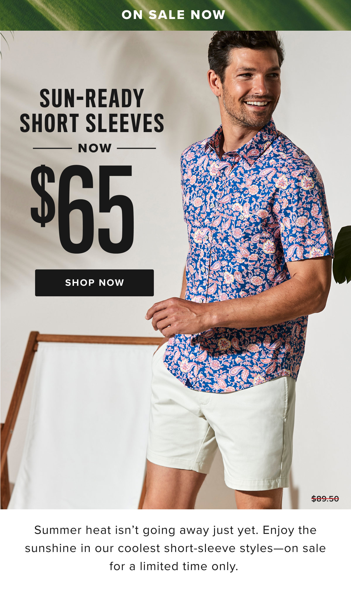 Discover the perfect fit with UNTUCKit’s collection of men’s shirts, designed for an effortlessly stylish untucked look. Our shirts include everything from casual button-down shirts and flannel shirts to dress shirts, all crafted from premium fabrics for the ultimate in comfort and durability. Whether you’re heading to the office, out with friends, or tackling a weekend getaway, our versatile styles will elevate your wardrobe with ease. Short Sleeves: Our short sleeve button-down shirts are designed with the perfect length hem and sleeves for a relaxed yet sharp look. These shirts are ideal for warmer weather, whether you’re at a BBQ or strolling through the city. Choose from a range of styles, from untucked shirts to breathable mens linen shirts for men. Now $65