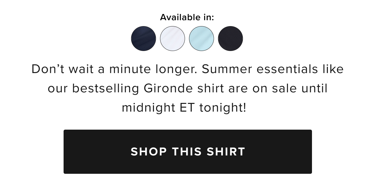 hese solid, Performance styles are the do-it-all shirts that can handle any warm-weather adventure. Made from moisture-wicking, quick-drying fabric with plenty of stretch, they’re designed for easy movement so you can stay comfortable when you’re on the go. Even better: You can wash and dry at home—no ironing required. Pair them with our Traveler Shorts for a sharp, summer-ready look. Now $65 hese solid, Performance styles are the do-it-all shirts that can handle any warm-weather adventure. Made from moisture-wicking, quick-drying fabric with plenty of stretch, they’re designed for easy movement so you can stay comfortable when you’re on the go. Even better: You can wash and dry at home—no ironing required. Pair them with our Traveler Shorts for a sharp, summer-ready look. Now $65