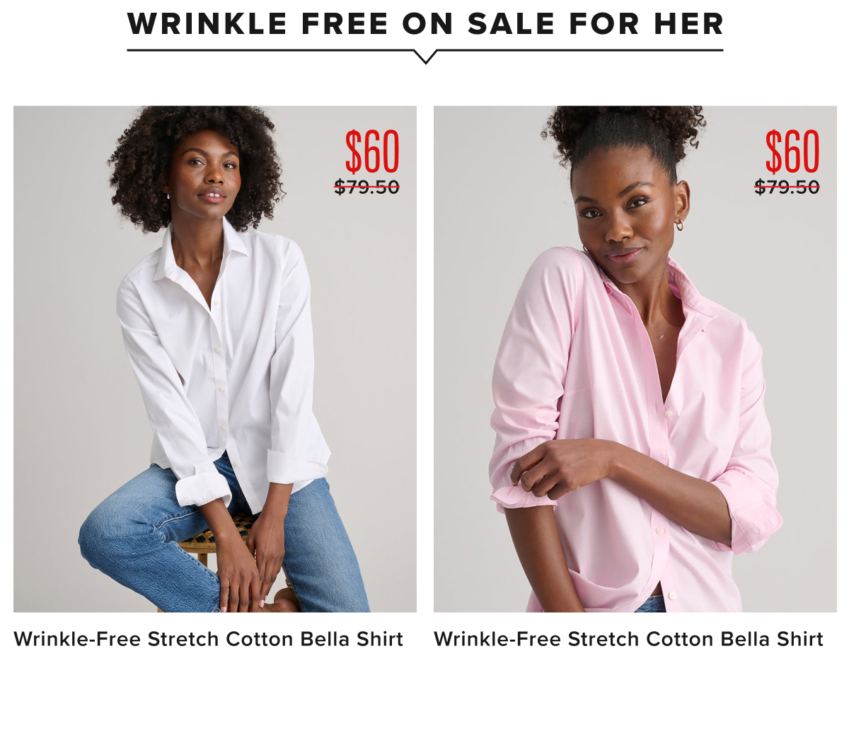 Wrinkle-Free On Sale For Her Wrinkle-Free On Sale For Her