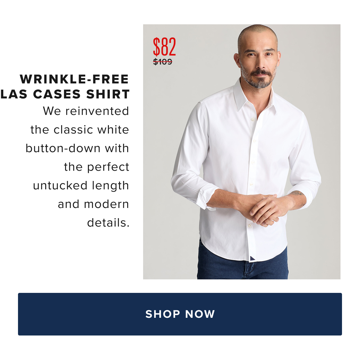 Shop the Wrinkle-Free Las Cases Shirt for $82