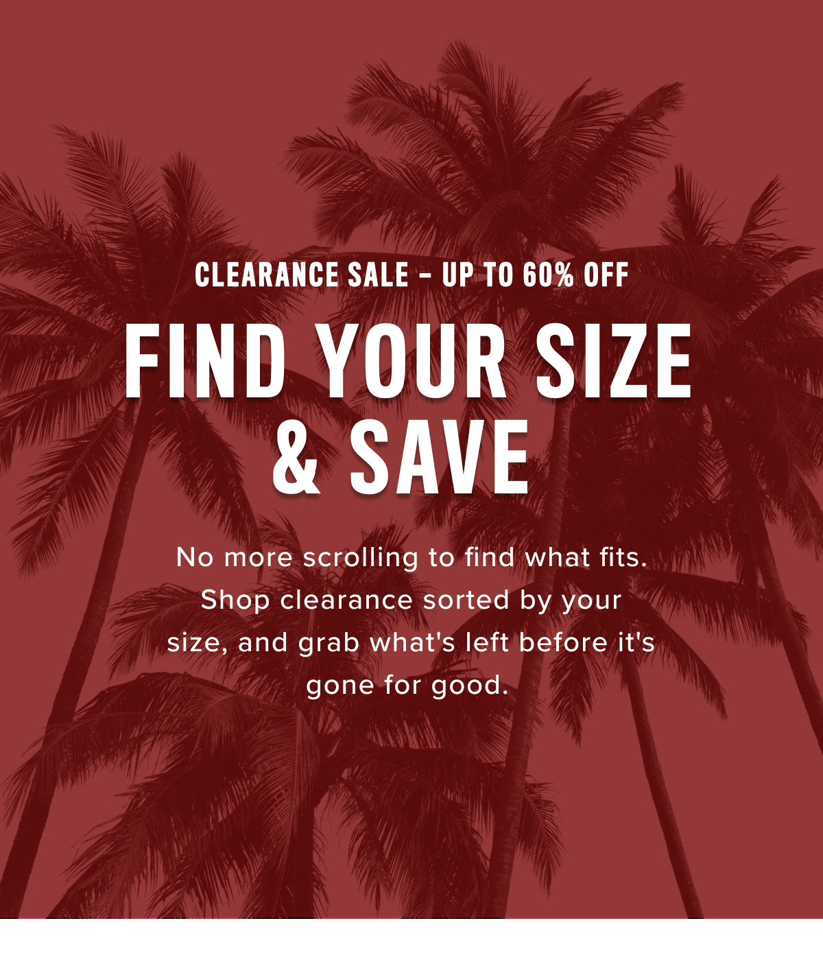 Clearance Sale