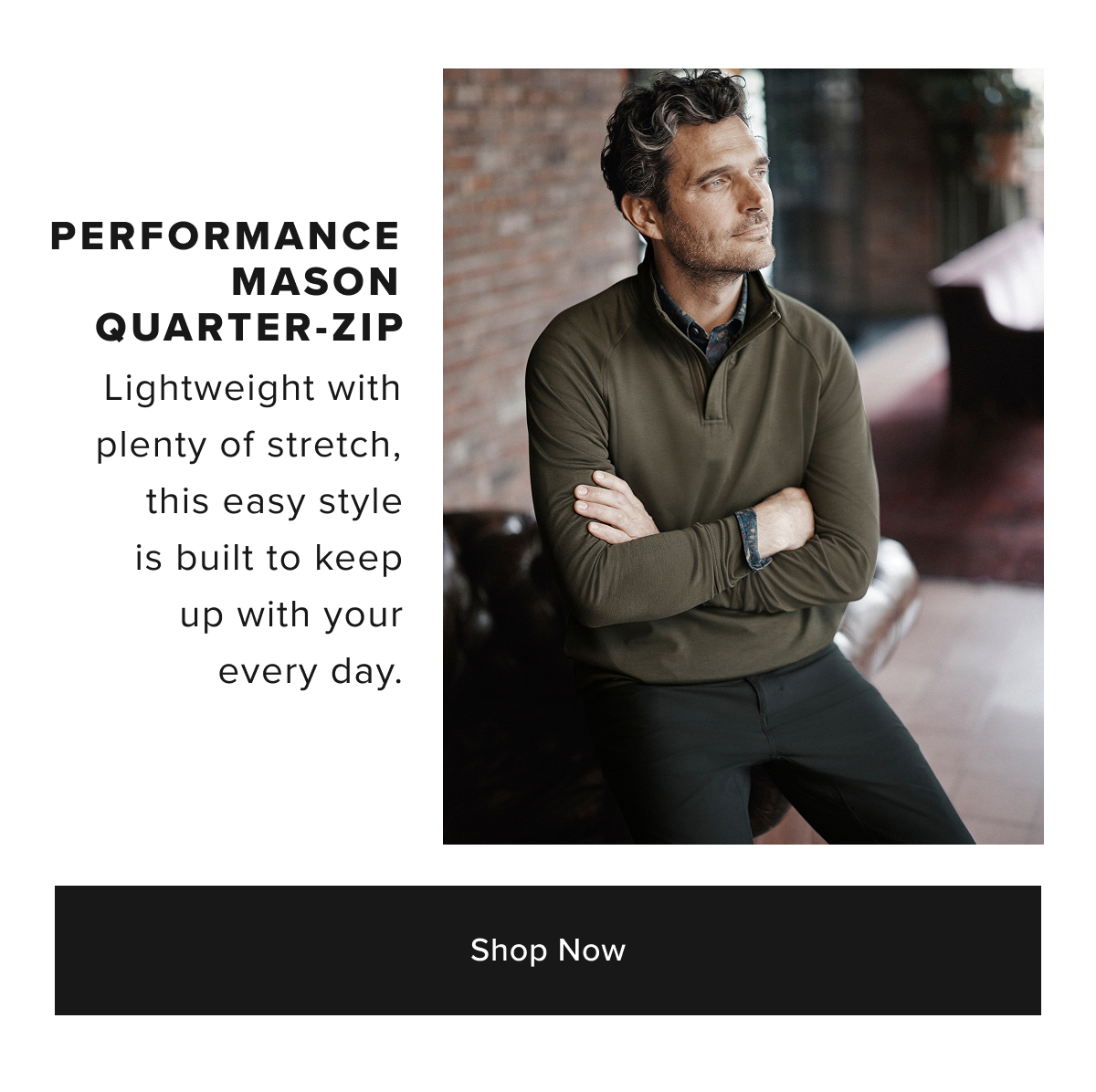 Shop Performance Mason Quarter-Zip Shop Performance Mason Quarter-Zip