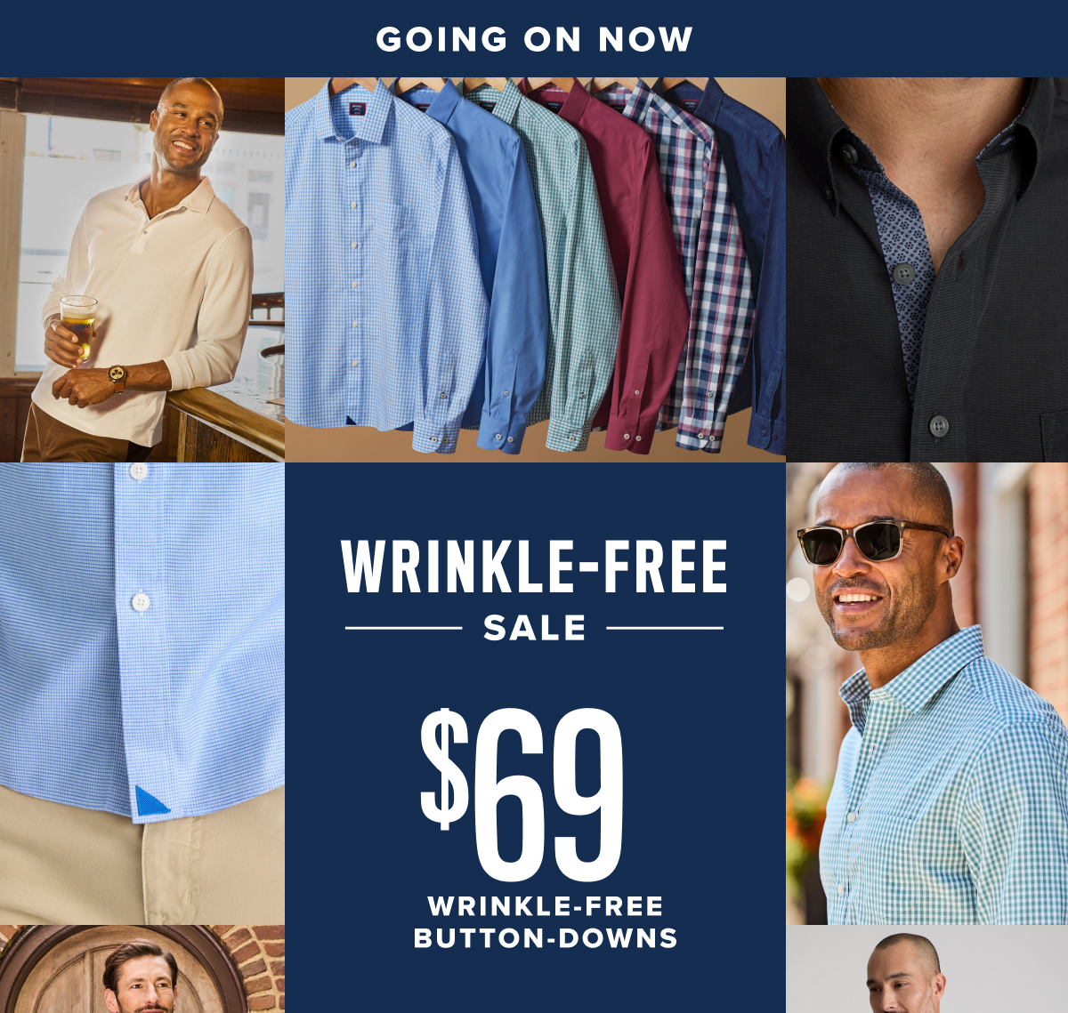 Say goodbye to ironing with UNTUCKit’s Wrinkle-Free Collection, designed for the man who values both style and convenience. Our wrinkle-free button-down shirts and polos are crafted to keep you looking sharp all day long, with fabrics that resist creasing and stay crisp throughout your busy schedule. Whether you’re working in the office, traveling, or enjoying a casual weekend, these shirts ensure you look polished without the hassle of an iron.
