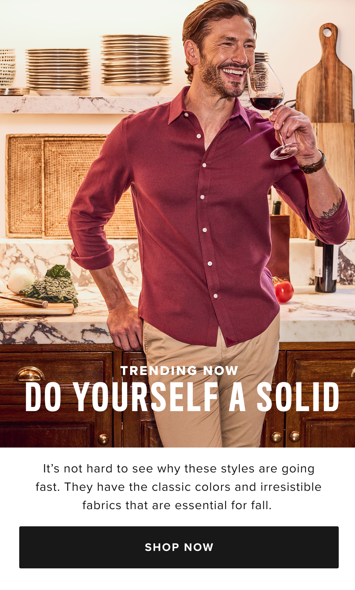 Discover the perfect fit with UNTUCKit’s collection of men’s shirts, designed for an effortlessly stylish untucked look. Our shirts include everything from casual button-down shirts and flannel shirts to dress shirts, all crafted from premium fabrics for the ultimate in comfort and durability. Whether you’re heading to the office, out with friends, or tackling a weekend getaway, our versatile styles will elevate your wardrobe with ease.