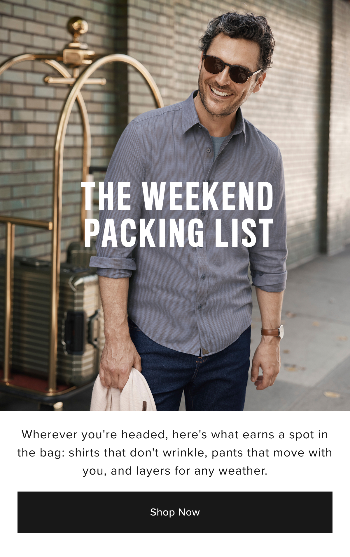 Shop Now- The Weekend Packing List 
