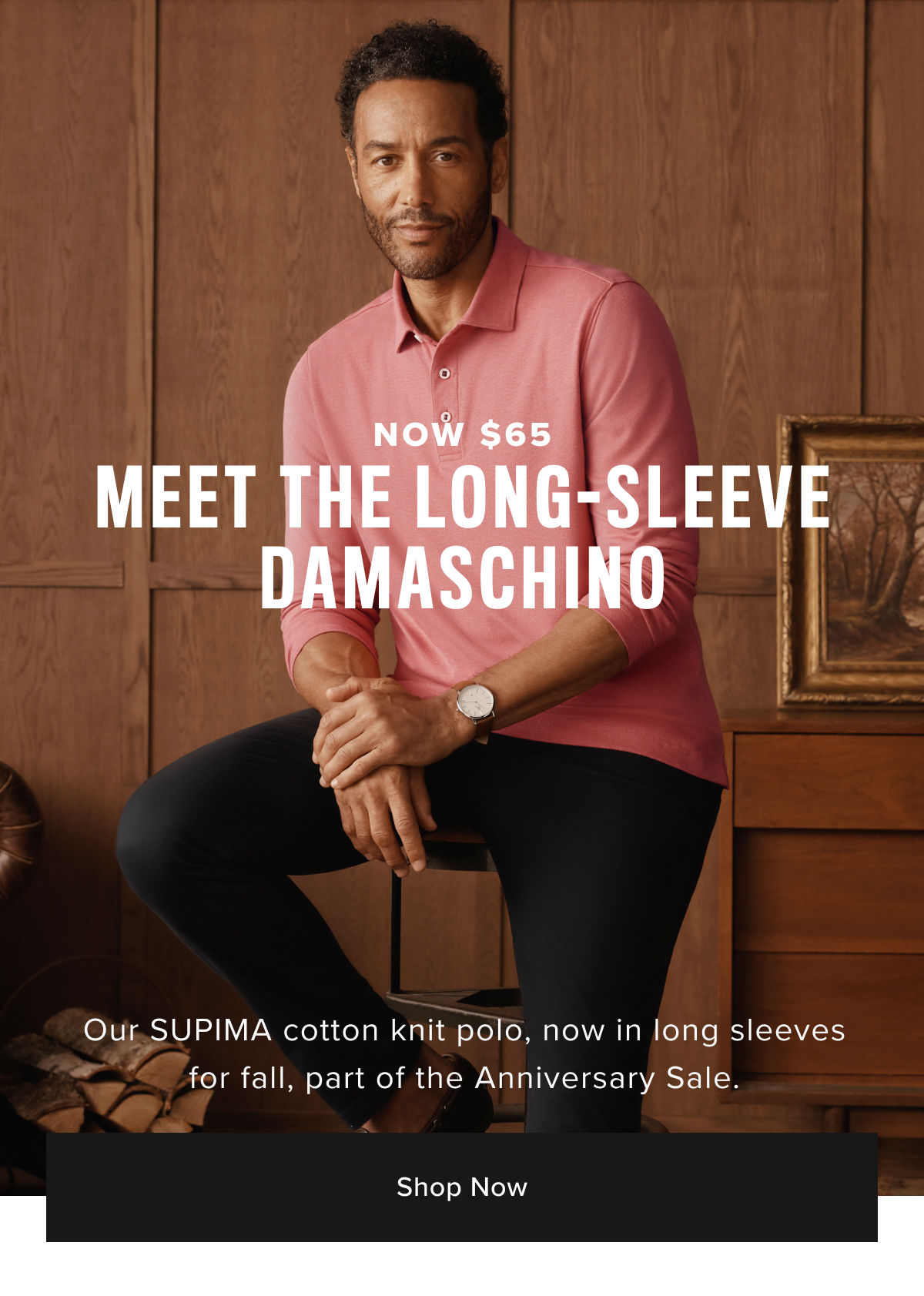 On Sale Now- Meet The Long-Sleeve Damaschino