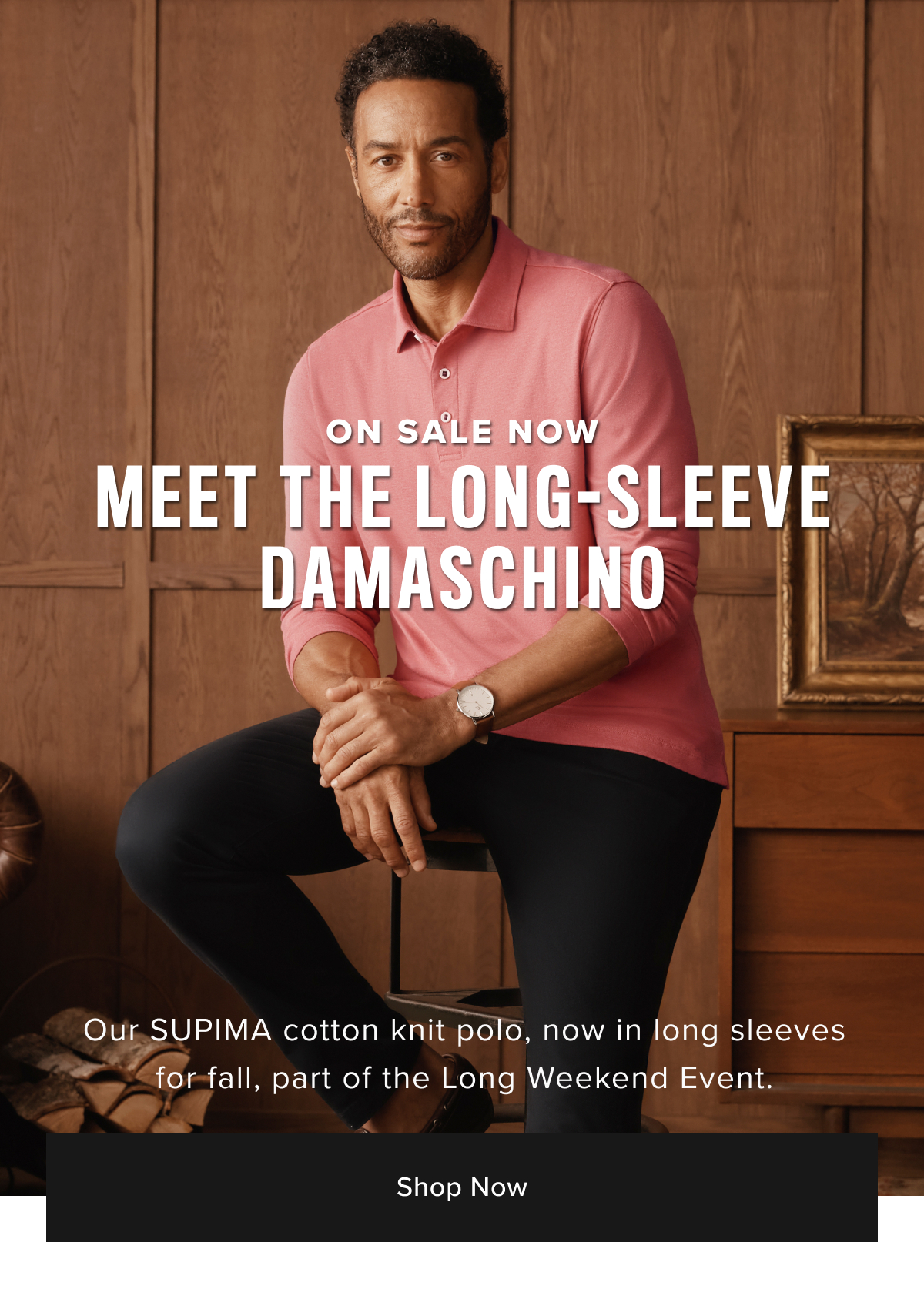 On Sale Now- Meet The Long-Sleeve Damaschino