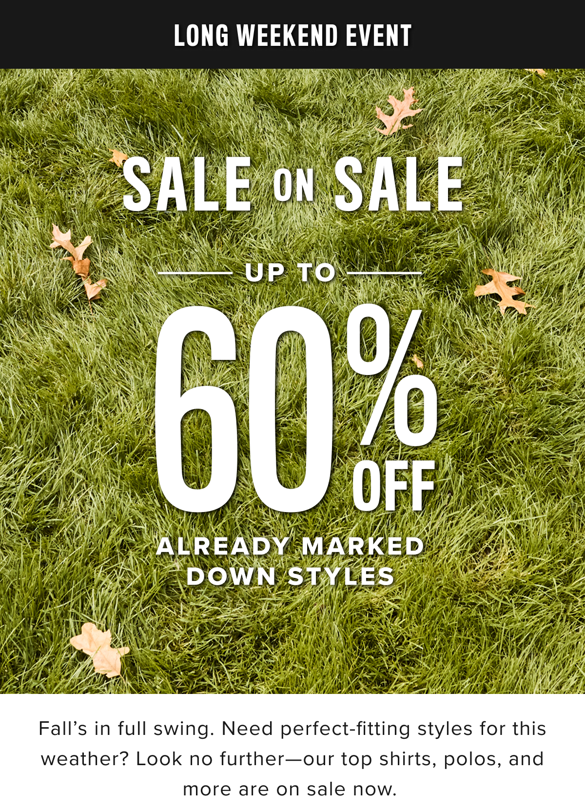 Sale On Sale: Up to 60% Off