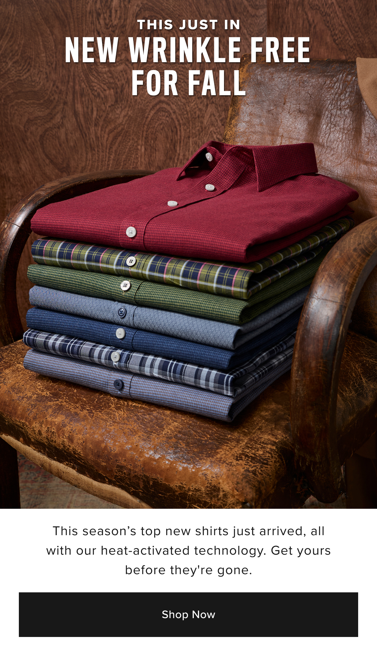 This Just In- New Wrinkle-Free For Fall
