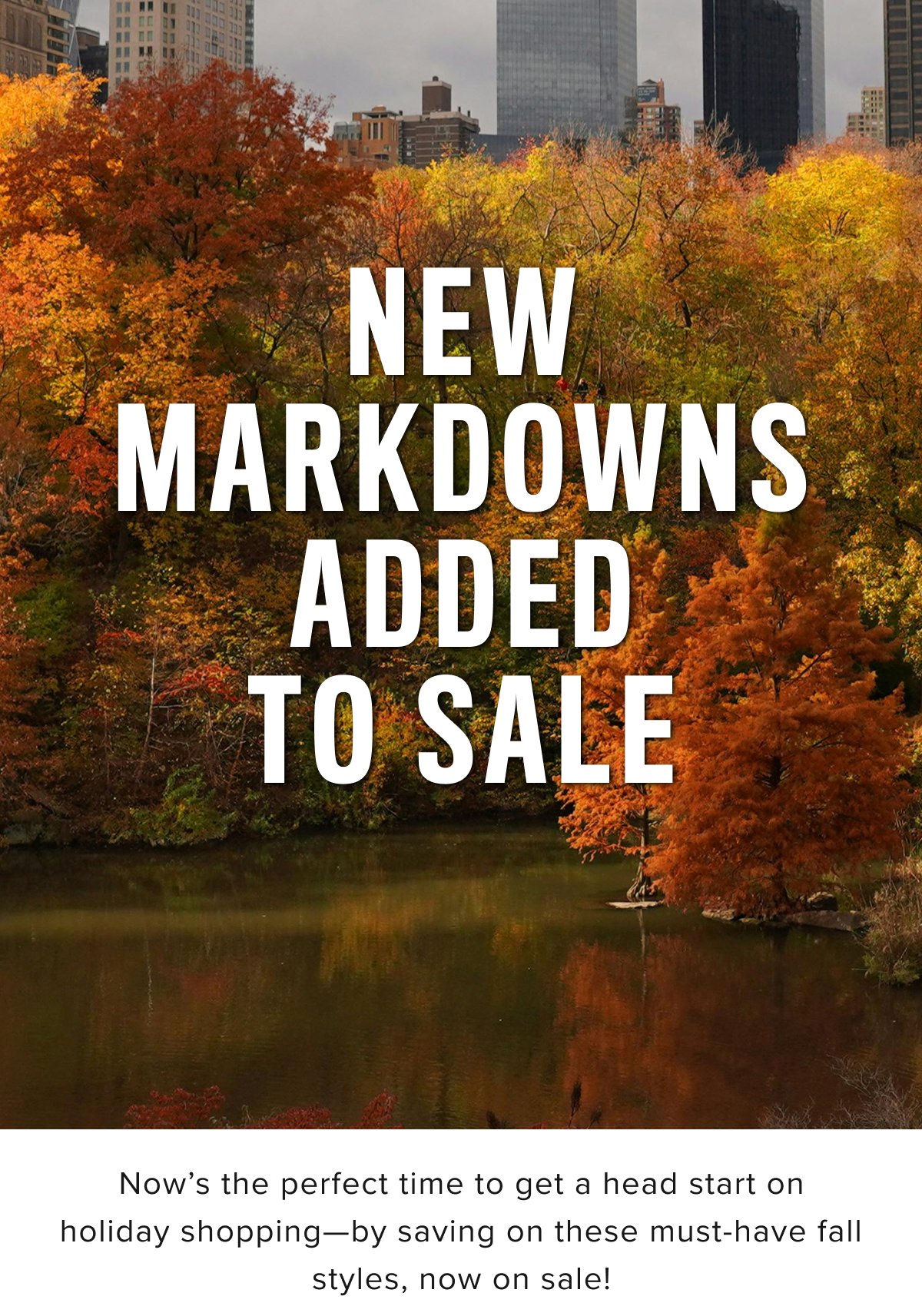 New Markdowns Added to Sale