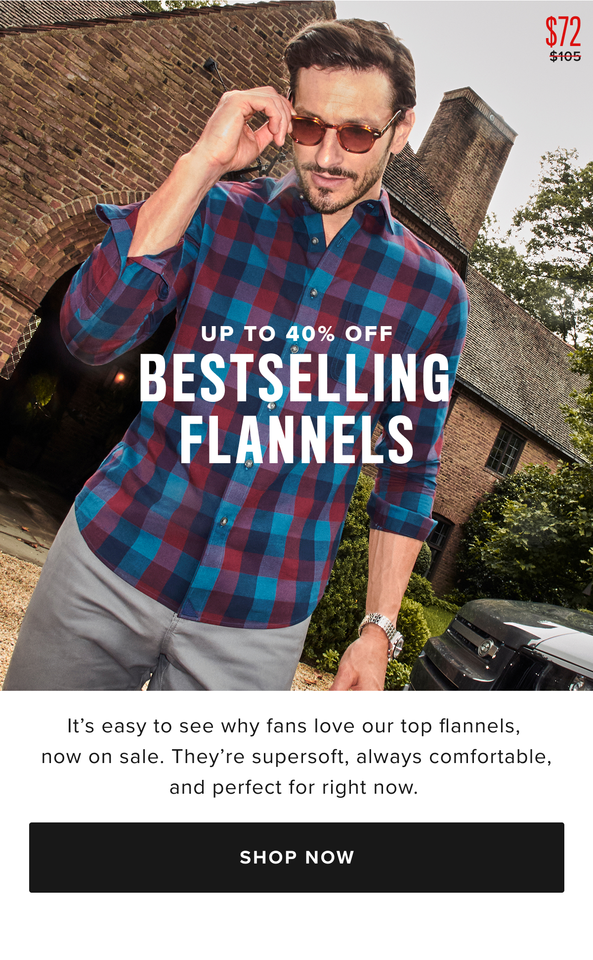 Bestselling Flannels Now $72