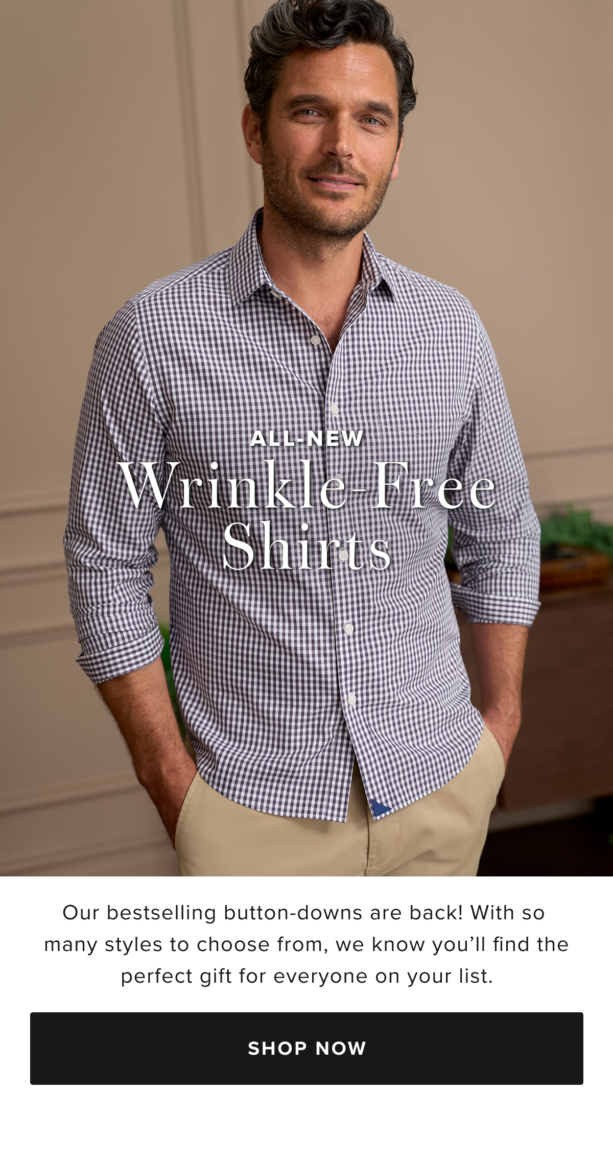 All-New Wrinkle-Free Shirts All-New Wrinkle-Free Shirts