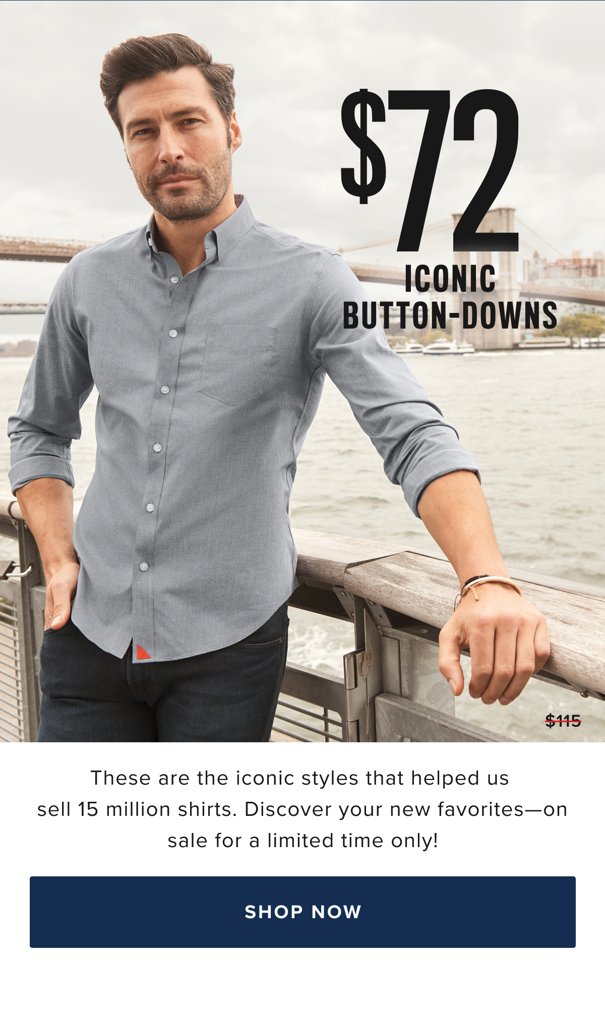 $72 Iconic Button-Downs