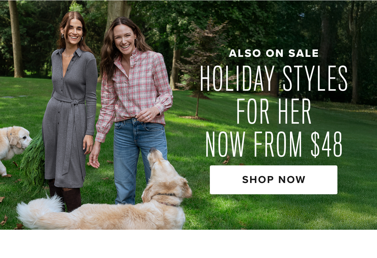 Also On Sale: Holiday Styles For Her