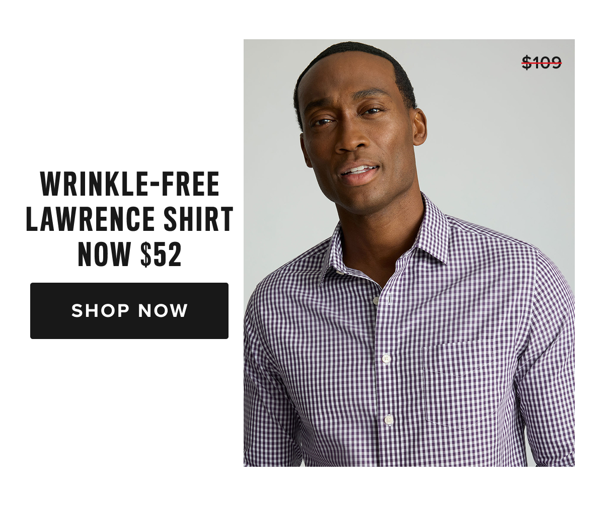 Shop Wrinkle-Free Lawrence Shirt Now $49