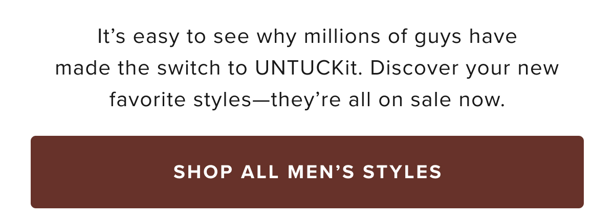 Shop All Men's Styles Shop All Men's Styles