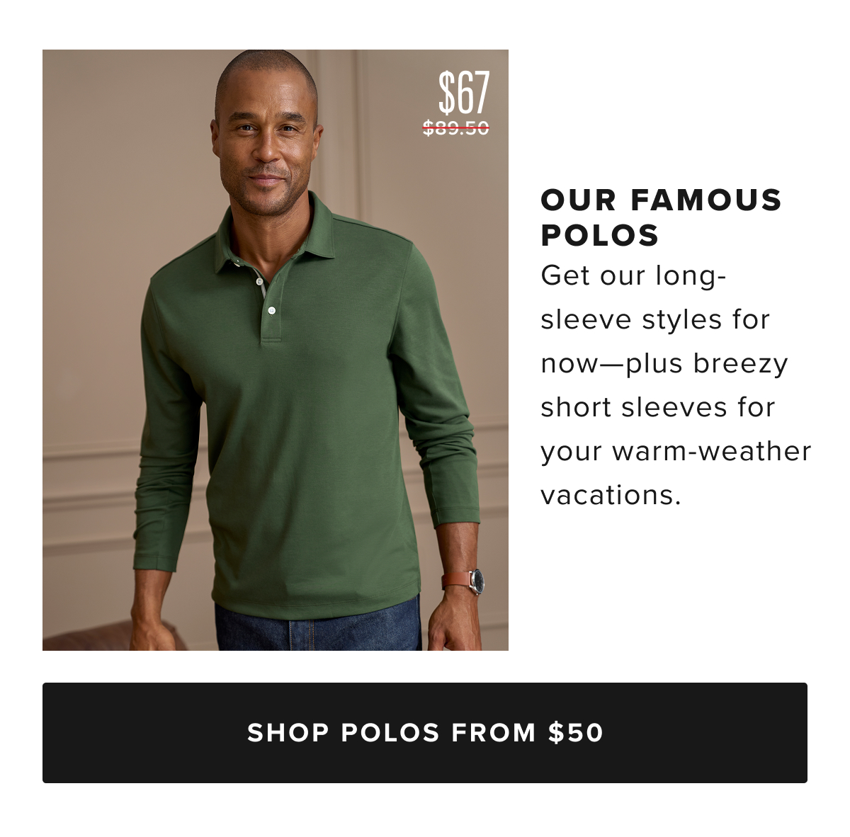 Shop Our Famous Polos