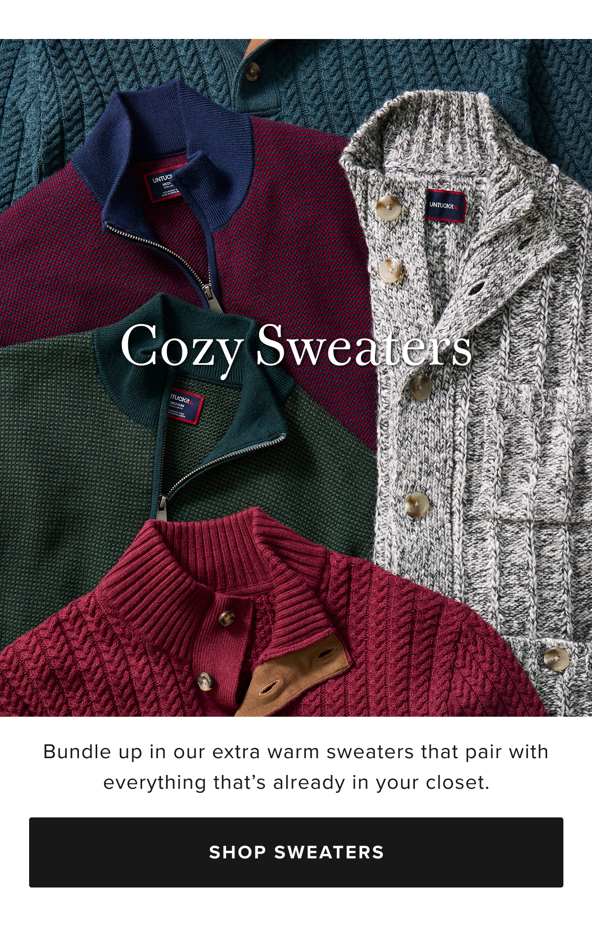 Shop Cozy Sweaters