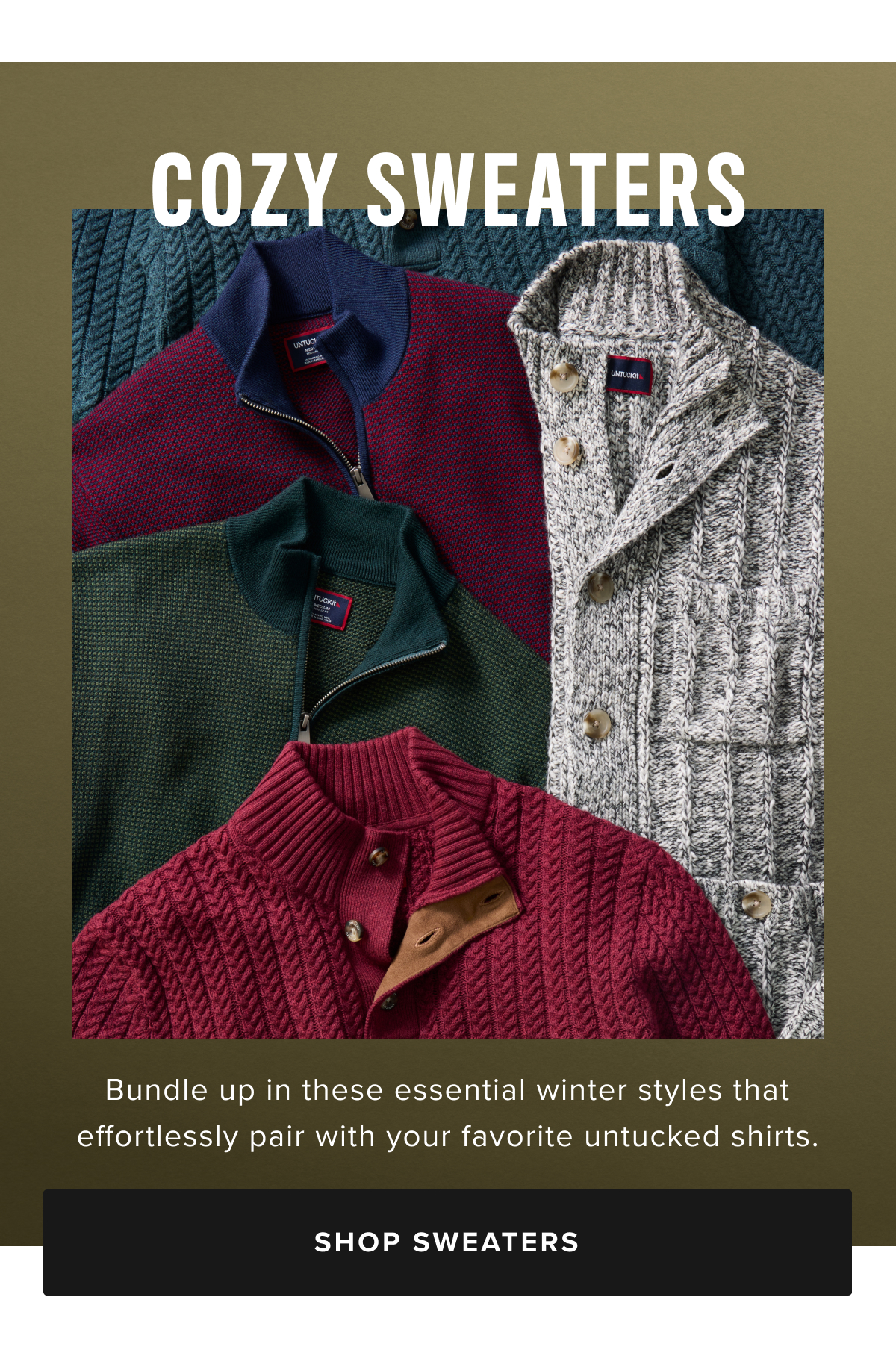 Shop $75 Cozy Sweaters