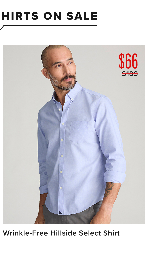 $66 Wrinkle-Free Hillside Select Shirt