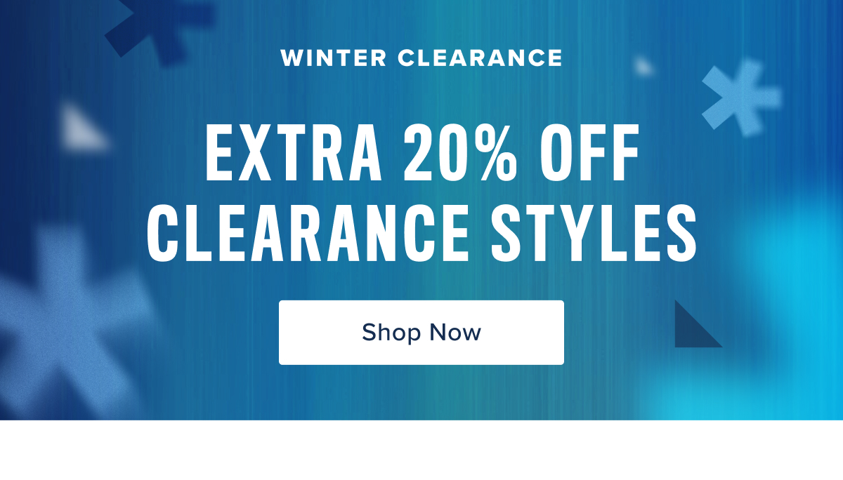 SALE: Extra 20% Off Clearance Styles
