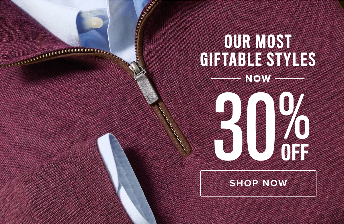 Our Most Giftable Styles Now 30% Off