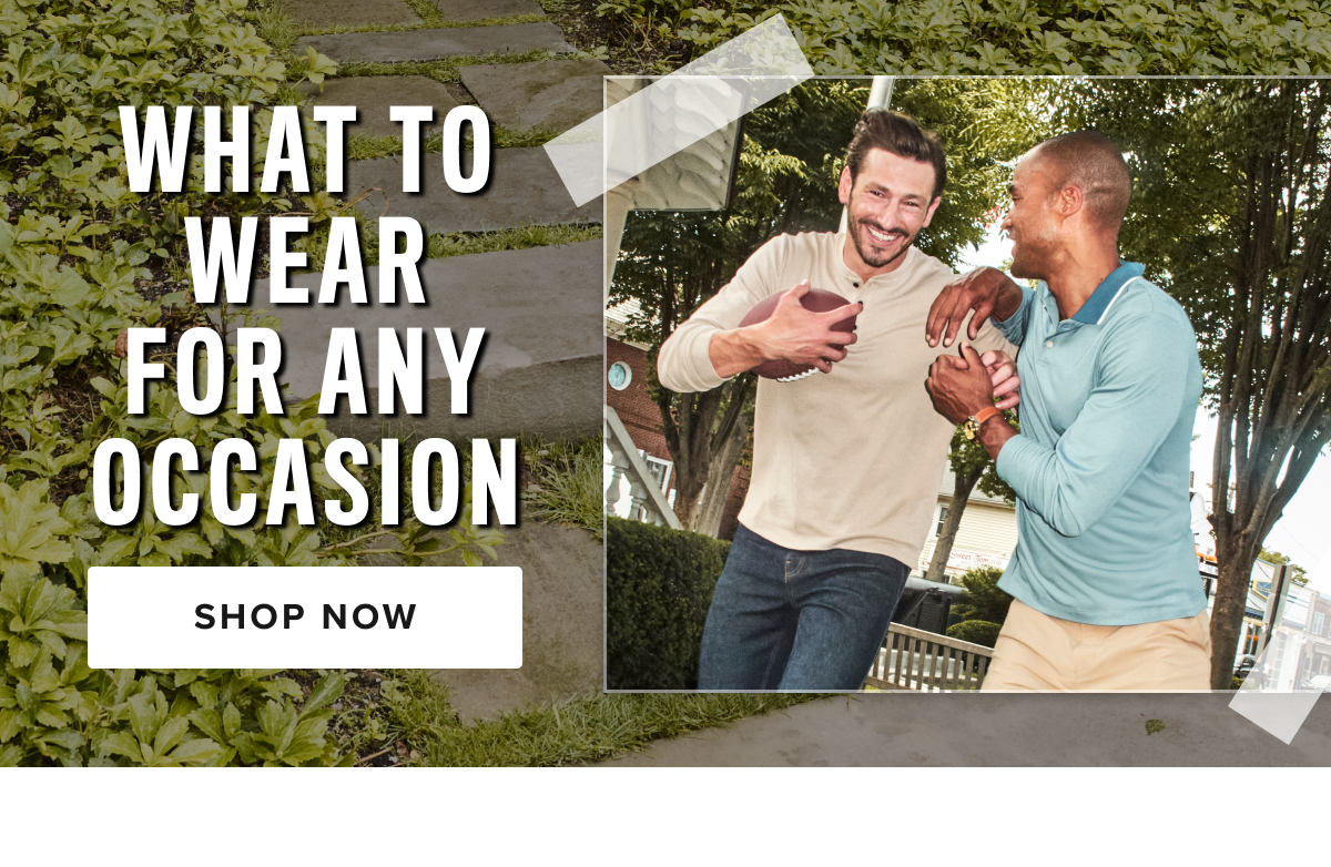 Our occasion collection is designed to elevate your look for every special moment. Whether you're dressing up for big events, heading for a night out, gearing up for a weekend getaway, or dressing for success in the office, we’ve got the perfect styles for you. Whether you're looking for UNTUCKit shirts, flannel shirts, or mens sportcoats, our occasion collection has something to suit every event. Explore our range and find the perfect look for your next celebration or business meeting.