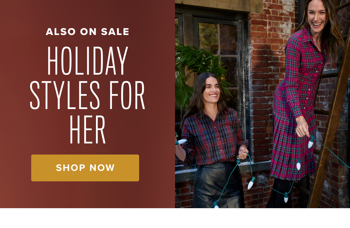 Also on Sale: Holiday Styles For Her