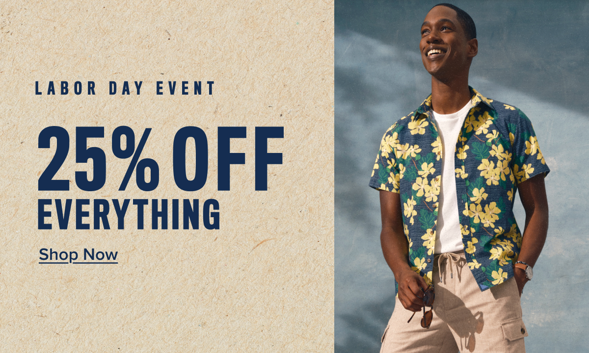 Labor Day Event 25% off everything. 