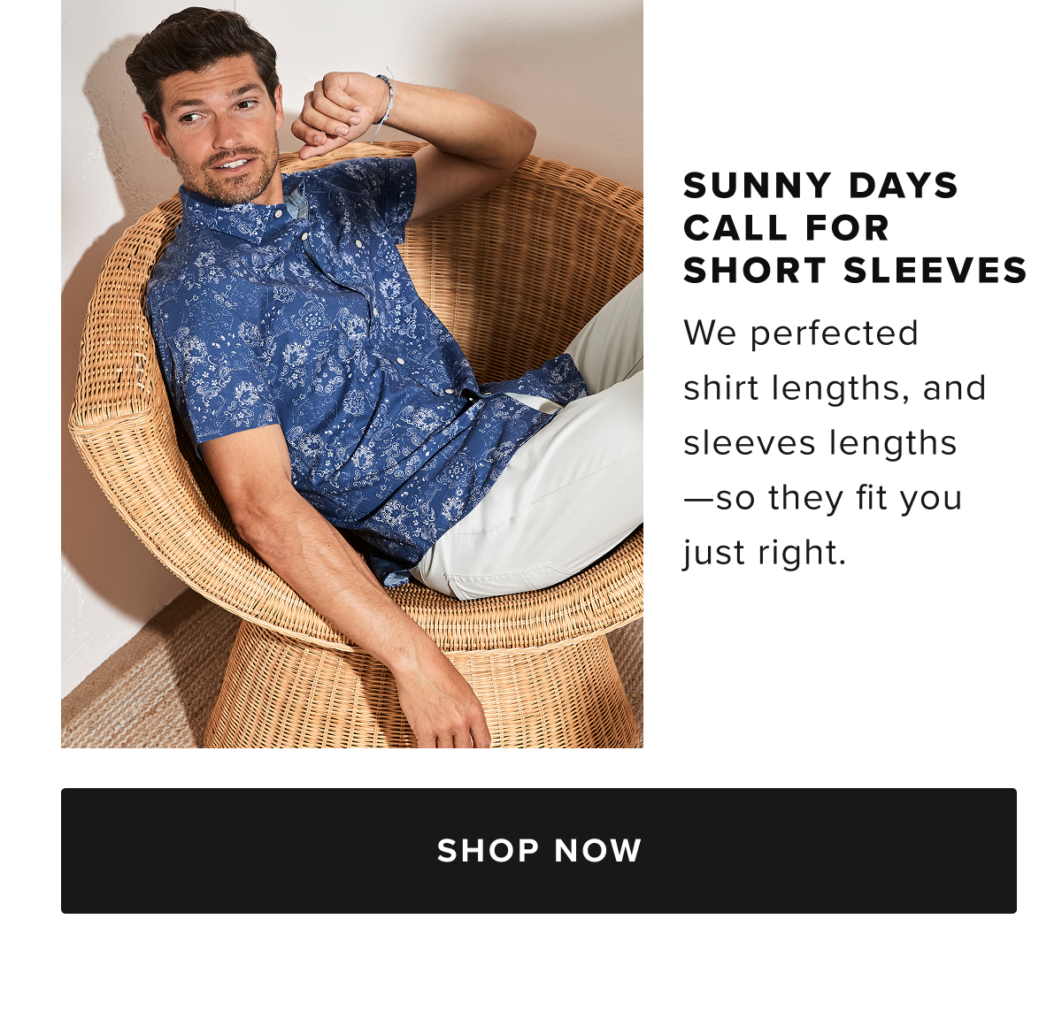 Short-sleeve shirts for summer