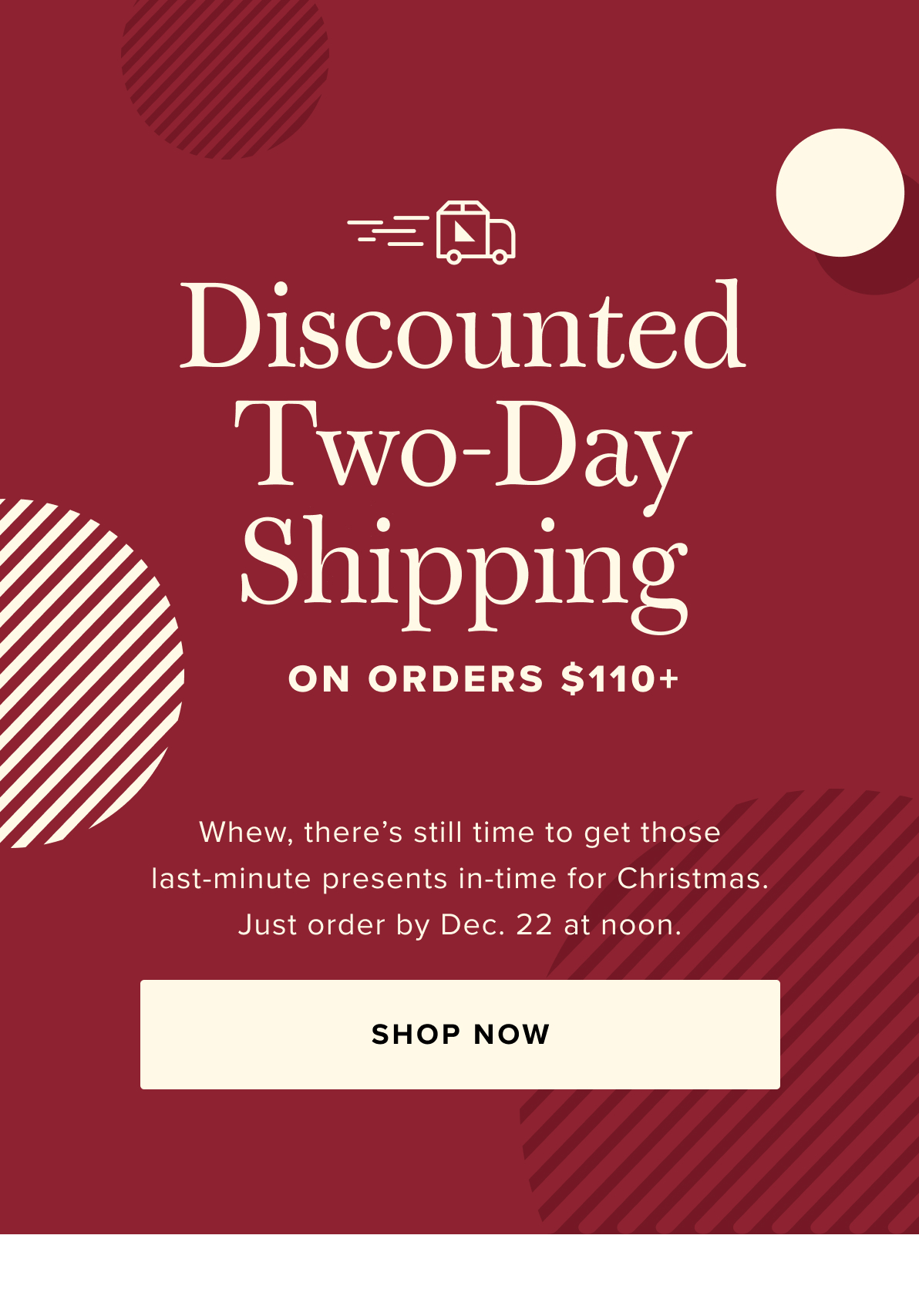 There's Still Time to Get It By Christmas