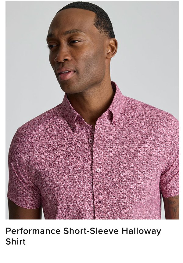 Performance Short-Sleeve Halloway Shirt