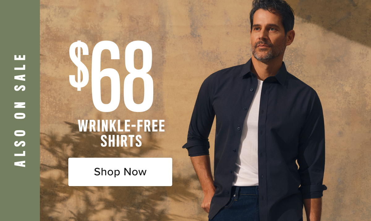 $68 Wrinkle-Free Button Downs On Sale Now