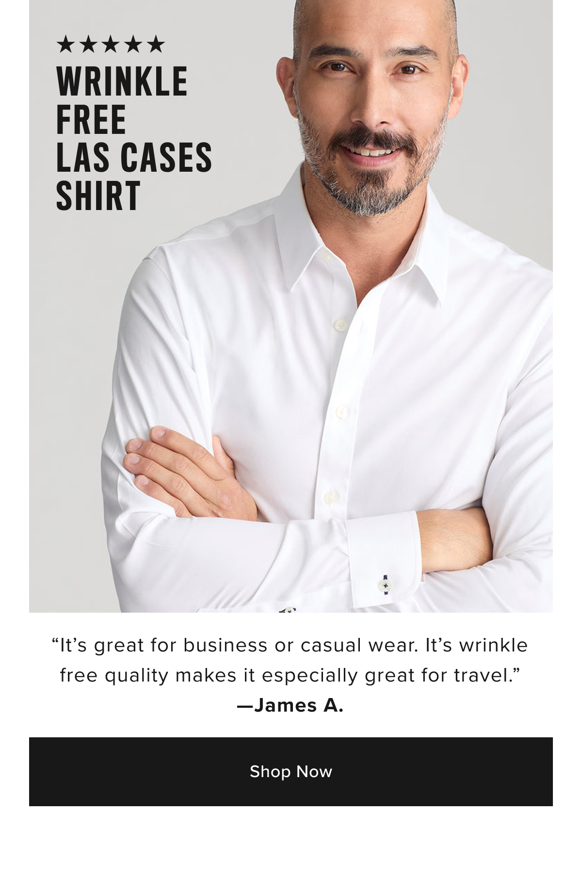 Shop Now- Wrinkle-Free Las Cases Shirt