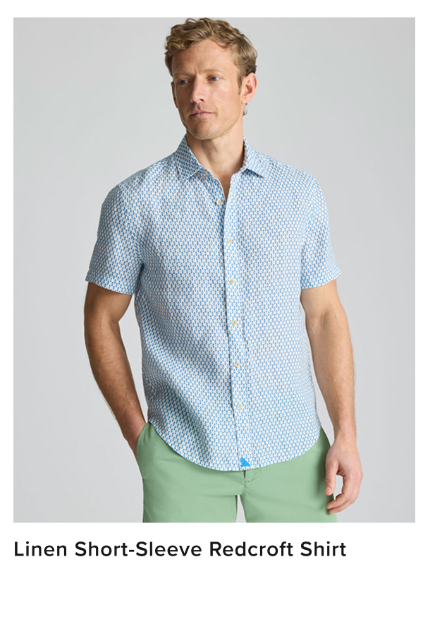 Linen Short-Sleeve Redcroft Shirt