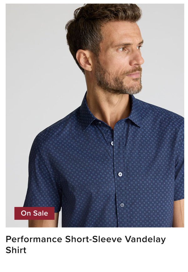 On Sale: Performance Short-Sleeve Vandelay Shirt