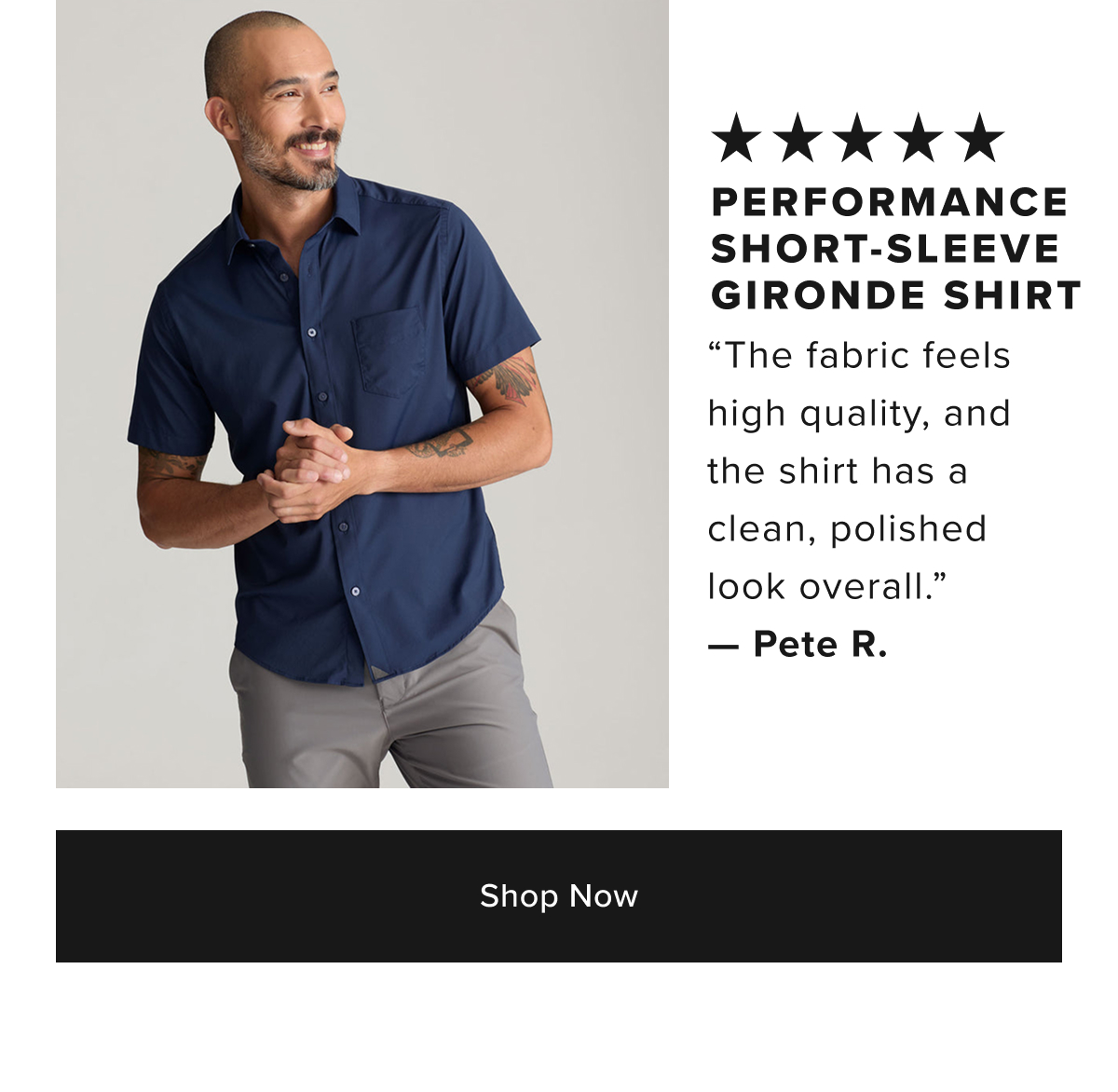 Review of the Performance Short-Sleeve Gironde Shirt